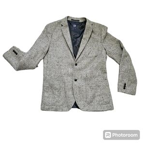 Gap Women's wool Tweed Blazer Business Casual Grey Size Medium